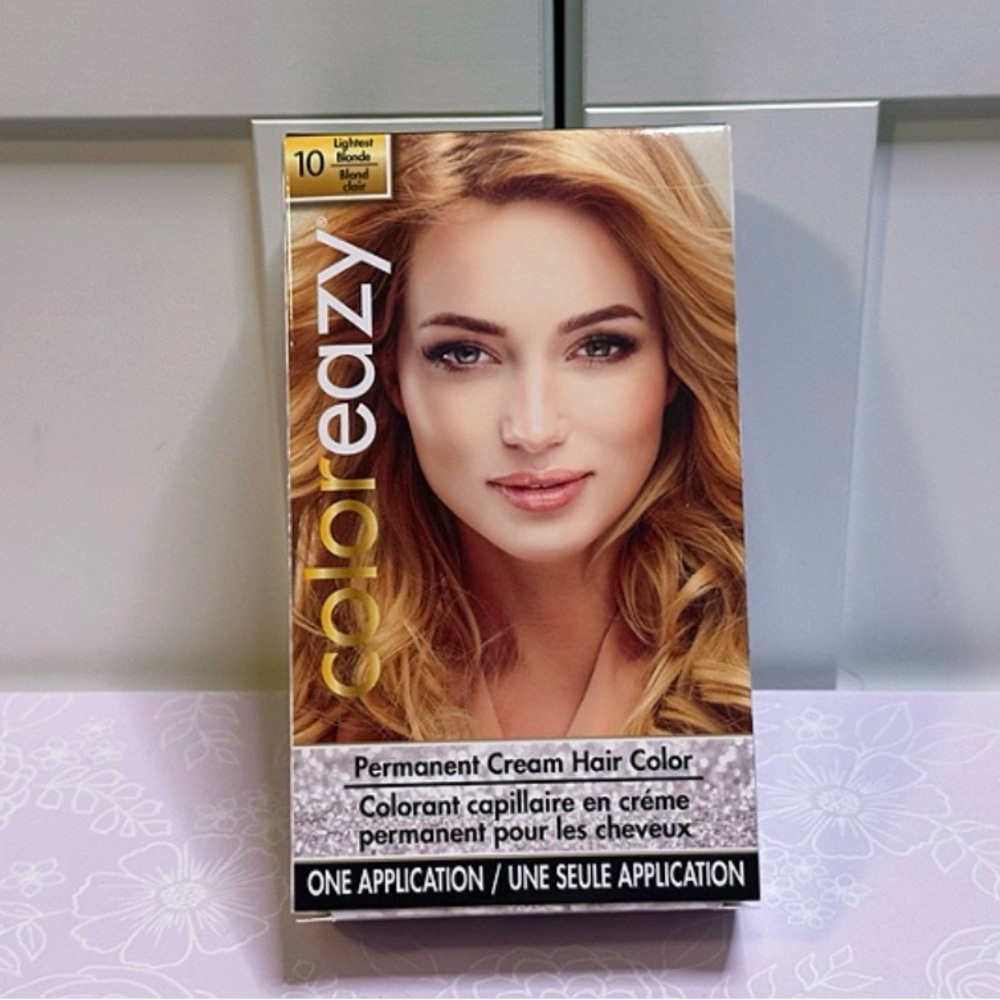 Coloreazy Permanent Cream hair dye lightest blonde 10